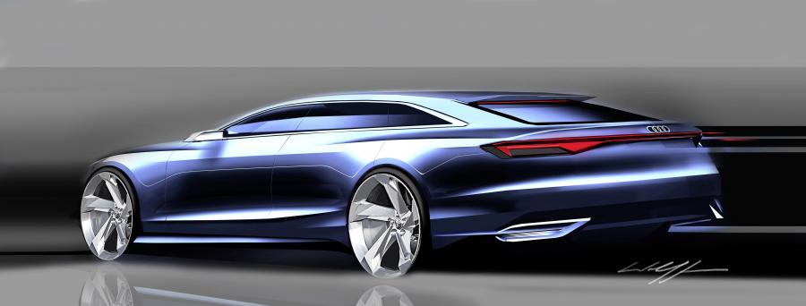 Эскиз Audi Prologue Avant Concept 2015 года  (фото 12 из 49)